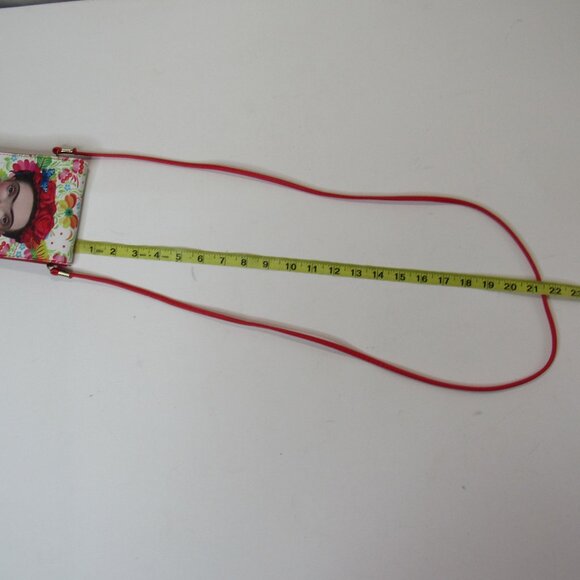 Frida Kahlo Crossbody Genuine Leather Purse Handbag PERFECT for Phone and Wallet - Picture 7 of 7